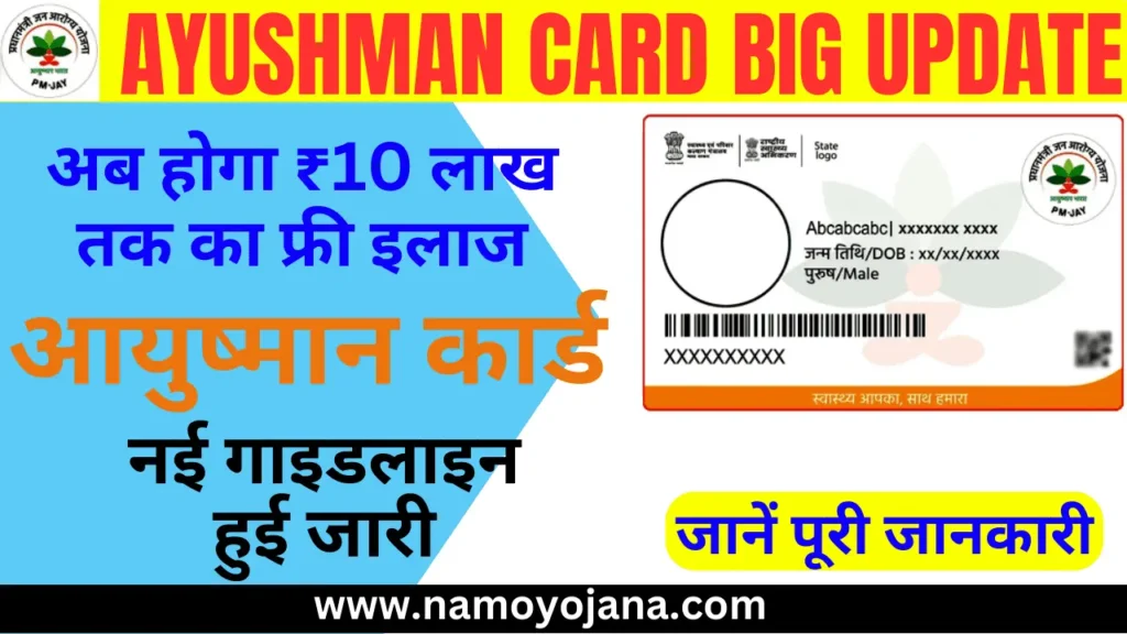 Ayushman card latest update 2024